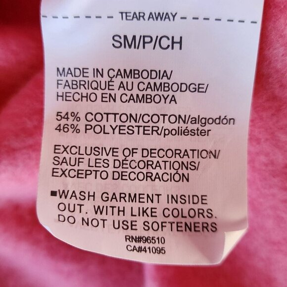 NWT Under Armour Loose Semi-Crop Pink Hoodie Sweatshirt Womens Small - Picture 10 of 10